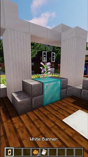 How to make a FOX banner in Minecraft! #shorts