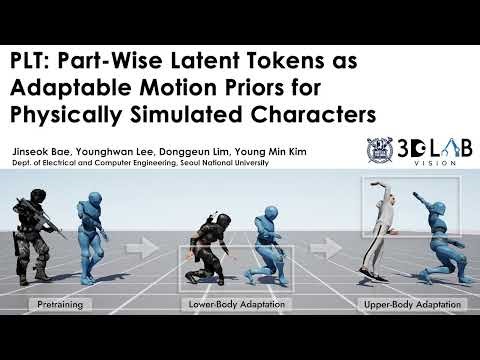 PLT: Part-Wise Latent Tokens as Adaptable Motion Priors for Physically Simulated Characters