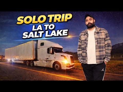 Los Angeles To Salt Lake Solo Trip | Truck Life USA Vlog