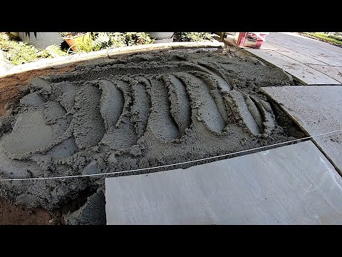 How to lay Indian Sandstone Paving ( Take 2 😆)