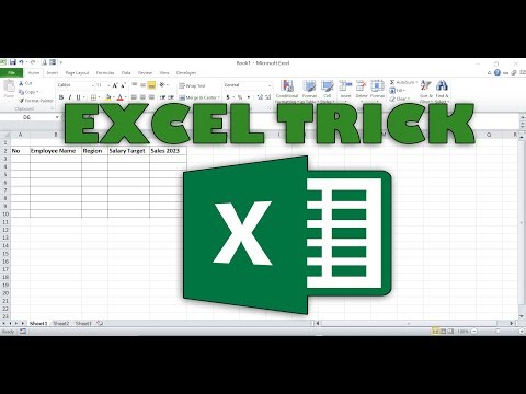 Excel Trick! Auto Columns Adjustment in Excel