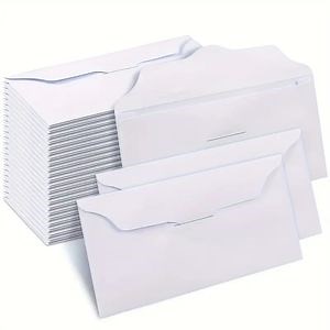 [Hot Item] Blank White Envelopes Cash Envelopes for Church Wedding Check Cash Holder Gifts
