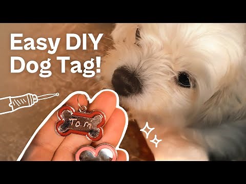 This is how I engraved my dog’s tag (with ZERO EXPERIENCE) 🐶