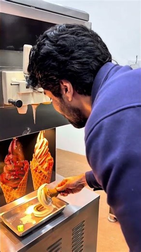 POV: When you try to make the perfect ice cream… but the machine has other plans 🤣🍦