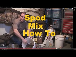 Spod Spomb mix how to for carp fishing using CC Moore Bloodworm hemp seed tiger nuts DIY