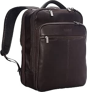 Kenneth Cole Reaction Manhattan Commuter Slim Backpack Computer & Tablet Travel, Business, Brown-Old SPE, 16" Laptop Bagpack