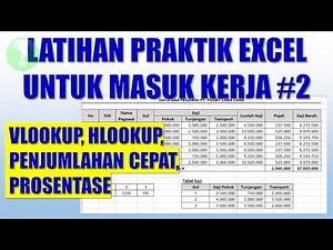 Excel Practice Training for Getting a Job #2