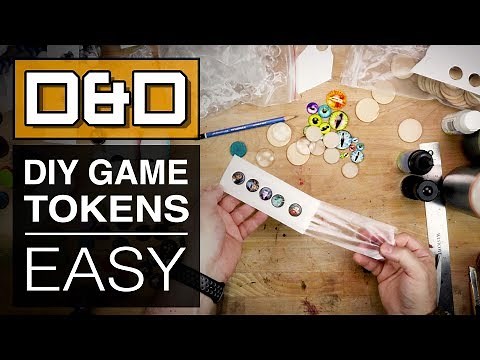 How To Make Your Own D&D Tokens (DIY D&D)