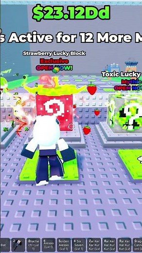 GACHA LUCKY BLOCK PT2!!!! 😝😝 | ESCAPE WAVE FOR LUCKY BLOCK - ROBLOX INDONESIA