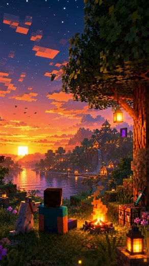Minecraft live wallpaper 4k #minecraft #livewallpaper #4k