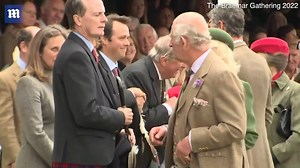 Prince Charles arrives at the Braemar Gathering with Camilla and Princess Anne