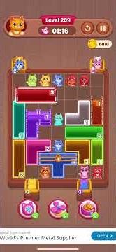 Catdom: Color Hole – Level 209 Walkthrough 🐱🕳️✨