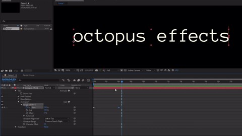 3 Types turn random letters into word in 3 minutes with After Effects - 121