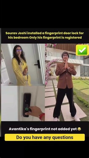 Sourav joshi vlogs Install fingerprint door lock #souravjoshivlogs #souravjoshiwedding #souravjoshi
