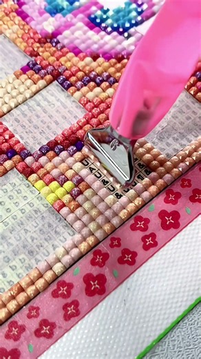ASMR Fairy Dust Square Drills Diamond Painting 🤍 | Episode 131