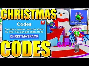 5 CHRISTMAS PACK UPDATE CODES IN MINING SIMULATOR! (Roblox)