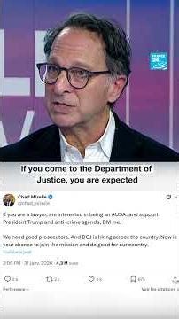 US DOJ struggles to recruit attorneys • FRANCE 24 English