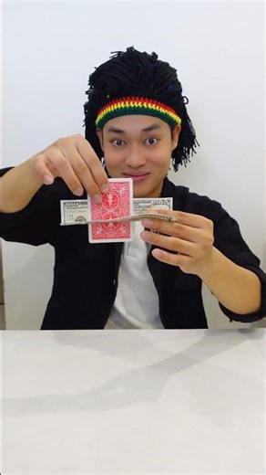 Card Through Bill Magic Trick Tutorial