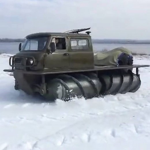 263K views · 4.7K reactions | Have you seen a screw-propelled vehicle like this before? | cheddar news | Facebook