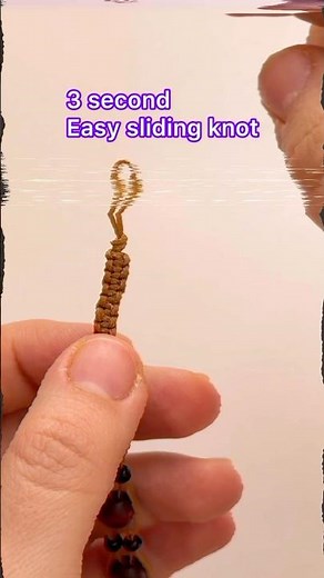 Simple & Practical Sliding Knot – Easy Adjustable Bracelet