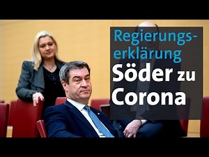 Söder on Corona: Bavaria in "maximum crisis mode" - the government statement | BR24