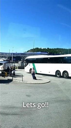 POV: MOST BEAUTIFUL start of a bus journey to Stavanger #travel #europe