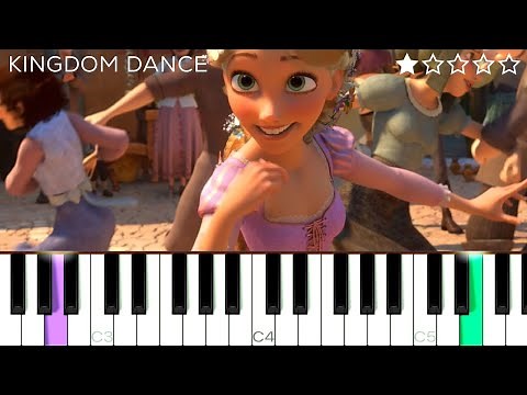 Kingdom Dance (From "Tangled") | EASY Piano Tutorial