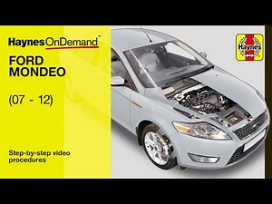 Fix your Ford Mondeo (2007 - 2012) petrol with Haynes's video tutorials