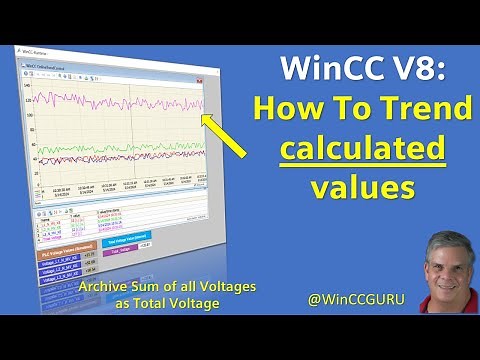 How To Trend Calculated Values in WinCC SCADA V8