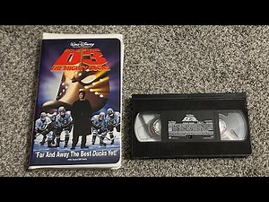 D3 The Mighty Ducks 1997 VHS Overview: 2025 Edition