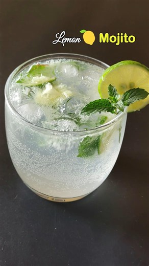 Refreshing Lemon Mojito🍋🍸| 5 min. Mojito #drink #shorts #easyrecipe