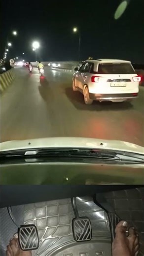 chennai north flyover center ride | smooth night drive pov | #shorts | ‪@Pov_with_Saby‬