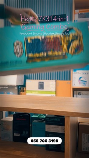 Device360 Electronics on Instagram: "🎮 Heatz ZK31 4-in-1 Gaming Combo – The Ultimate All-Rounder for Gamers! 🔥✨ Level up your setup with everything you need — perfect for PC, laptop & console gaming 🎯🎧💻 ✨ What’s in the Combo: • High-quality gaming headset 🎧 • Responsive gaming keyboard ⌨️ • Precision gaming mouse 🖱️ • Durable mouse pad 🛡️ Designed for comfort, performance, and style — whether you’re grinding ranked matches or streaming with friends! 🚀 💰 Available now at Device360 Elect