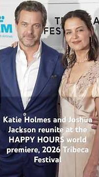 DAWSON’S CREEK reunion! Katie Holmes & Joshua Jackson reunite at the HAPPY HOURS world premiere