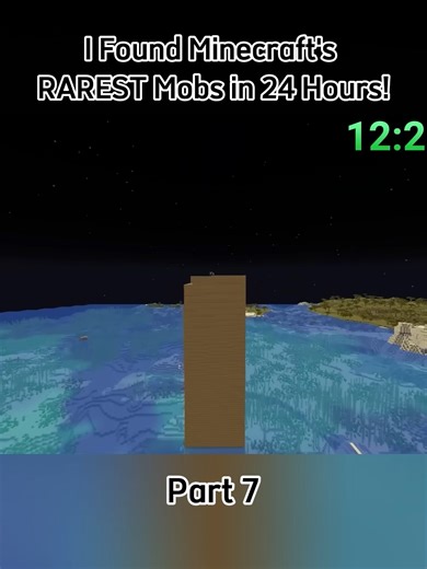 Discovering Minecraft's Rarest Mobs in 24 Hours!