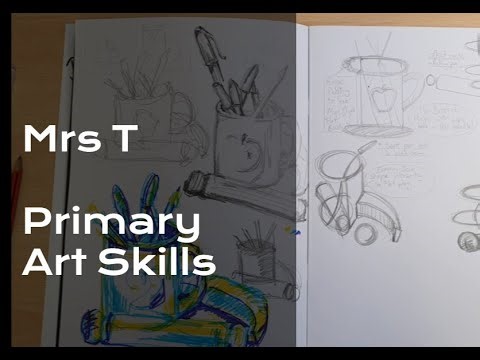 Developing a sketch for a sculpture