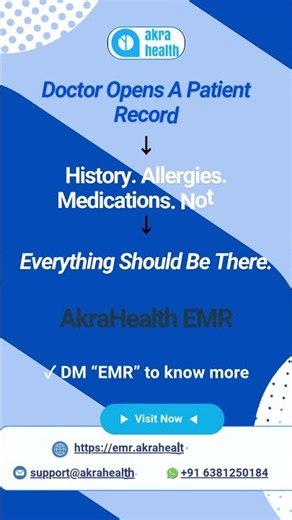 AkraHealth EMR brings essential patient information into a centralized electronic medical record.