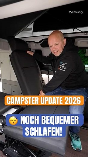 A 2-meter bed in a van? This is how it works in the new Campster 2026!