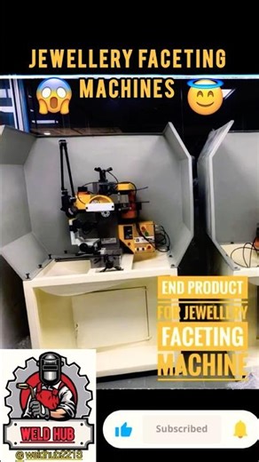 Amazing jewellary faceting machine body#engineering #faceting #process#welding