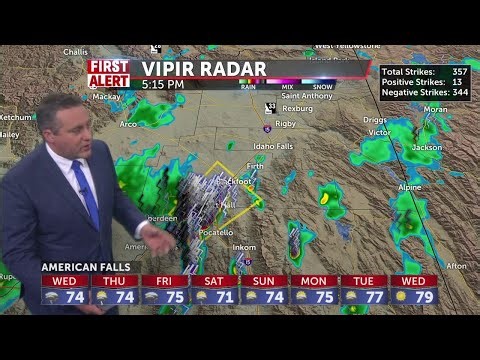 More scattered thunderstorms