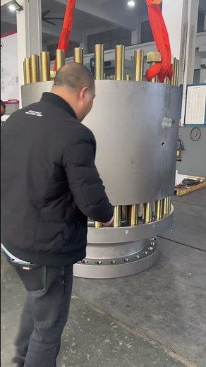 Assembly of Large bore Forged Steel High pressure Ball Valve