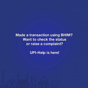 Want to check the status of a transaction or raise a complaint? Here’s how you can do so using UPI Help on your BHIM app! #LifeSimplifiedWithBHIM #UPIHelp | BHIM