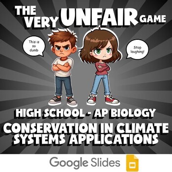 Conservation in Climate Systems Applications VERY UNFAIR GAME - AP Biology