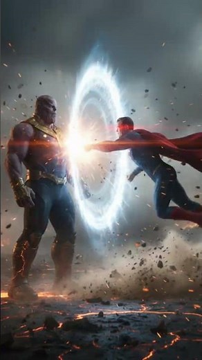 Justice League vs Thanos – The Ultimate Battle #marvel #justiceleague #thanos #superman