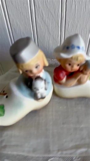Vintage Dutch Boy and Girl Salt & Pepper Shakers - Japan - Etsy