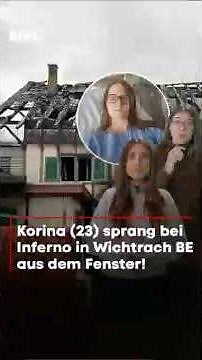 Karina (23) sprang bei Inferno in Wichtrach BE aus dem Fenster!
