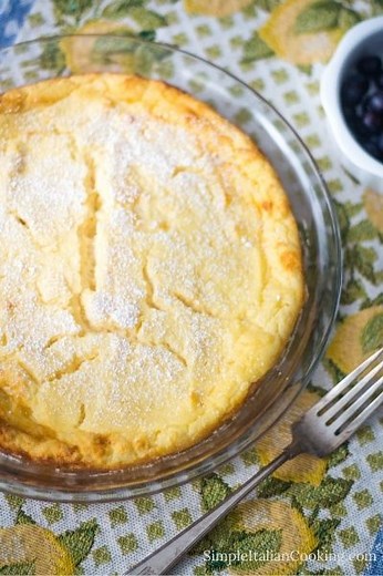 Easy Italian Lemon Ricotta Pie Recipe