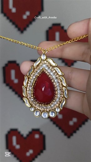 DIY necklace ✨🫠 #diy #tutorial #handmade #jewellery #necklace #shorts