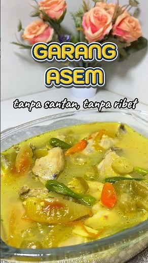 Practical Without Leaf Wrapping, Healthy Without Coconut Milk | GARANG ASAM AYAM 😌 #cooking #gara...