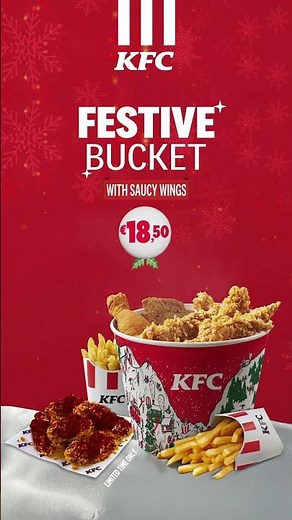 KFC Festive Bucket with Saucy Wings is here for your holiday cravings